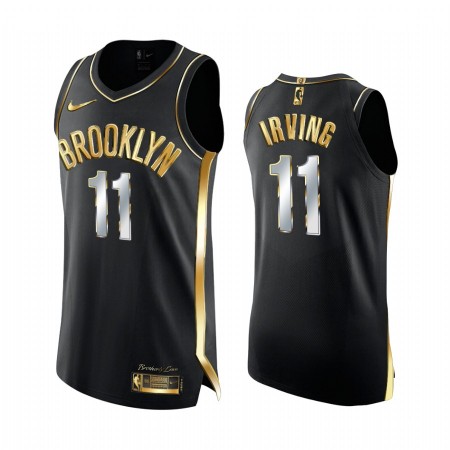 Dres Brooklyn Nets Kyrie Irving 11 2020-21 Crna Golden Edition Swingman